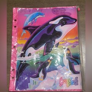 Lisa Frank Pink and Purple Ocean Adventure Folder